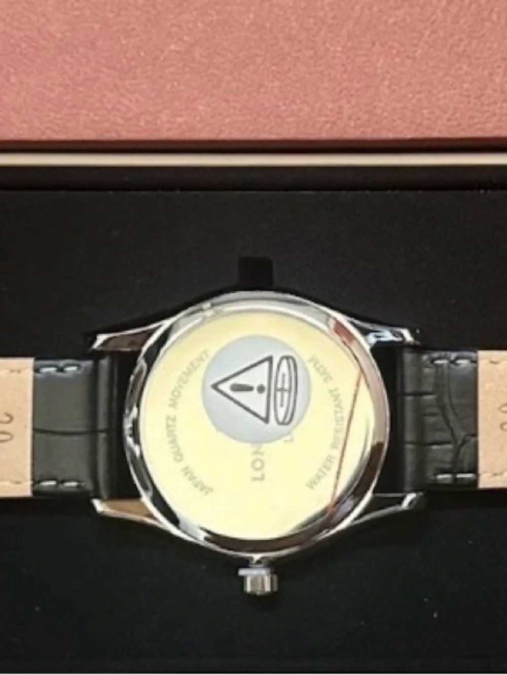 Longvadon Heritage Watch Chataigne Silver Dial Black Leather Band NIB